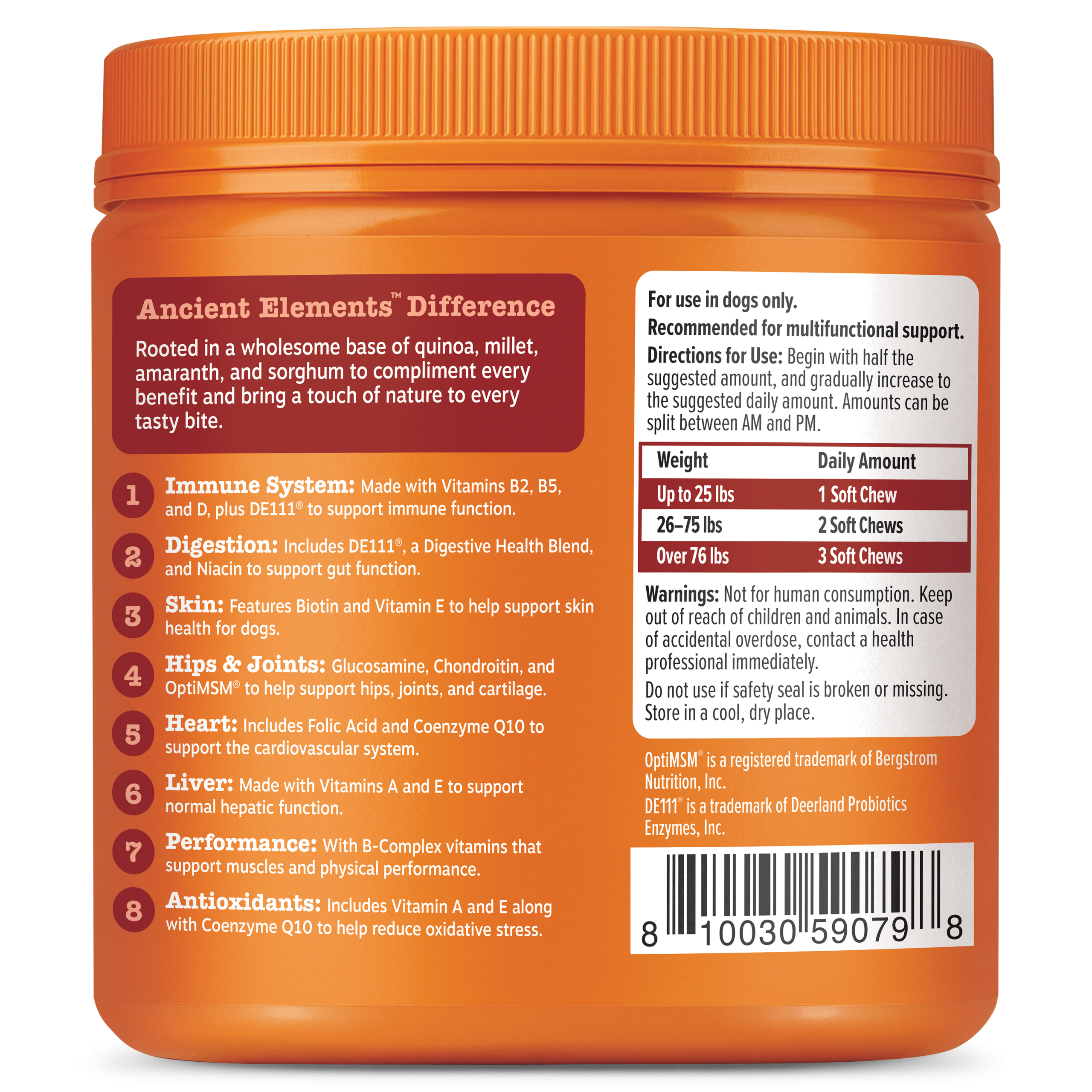 810030590798_ZP_Dog_AE_8in1MultivitaminBites_Bison_90ct_02-P9B-56390_v1_Right.png