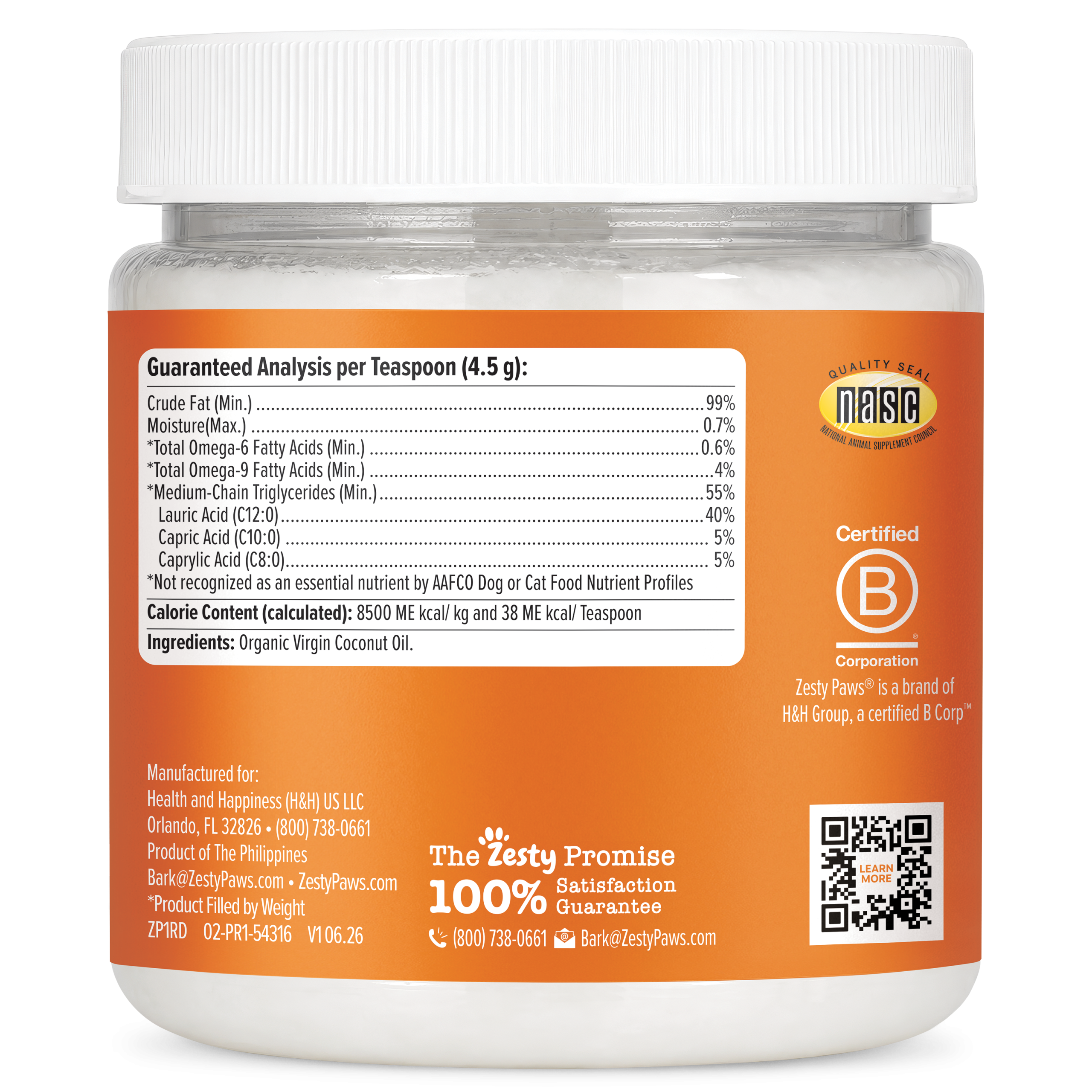 856521007444_ZP_Dog_AllAges_CoconutOil_16oz_02-PR1-54316_v1_Render_Left.png