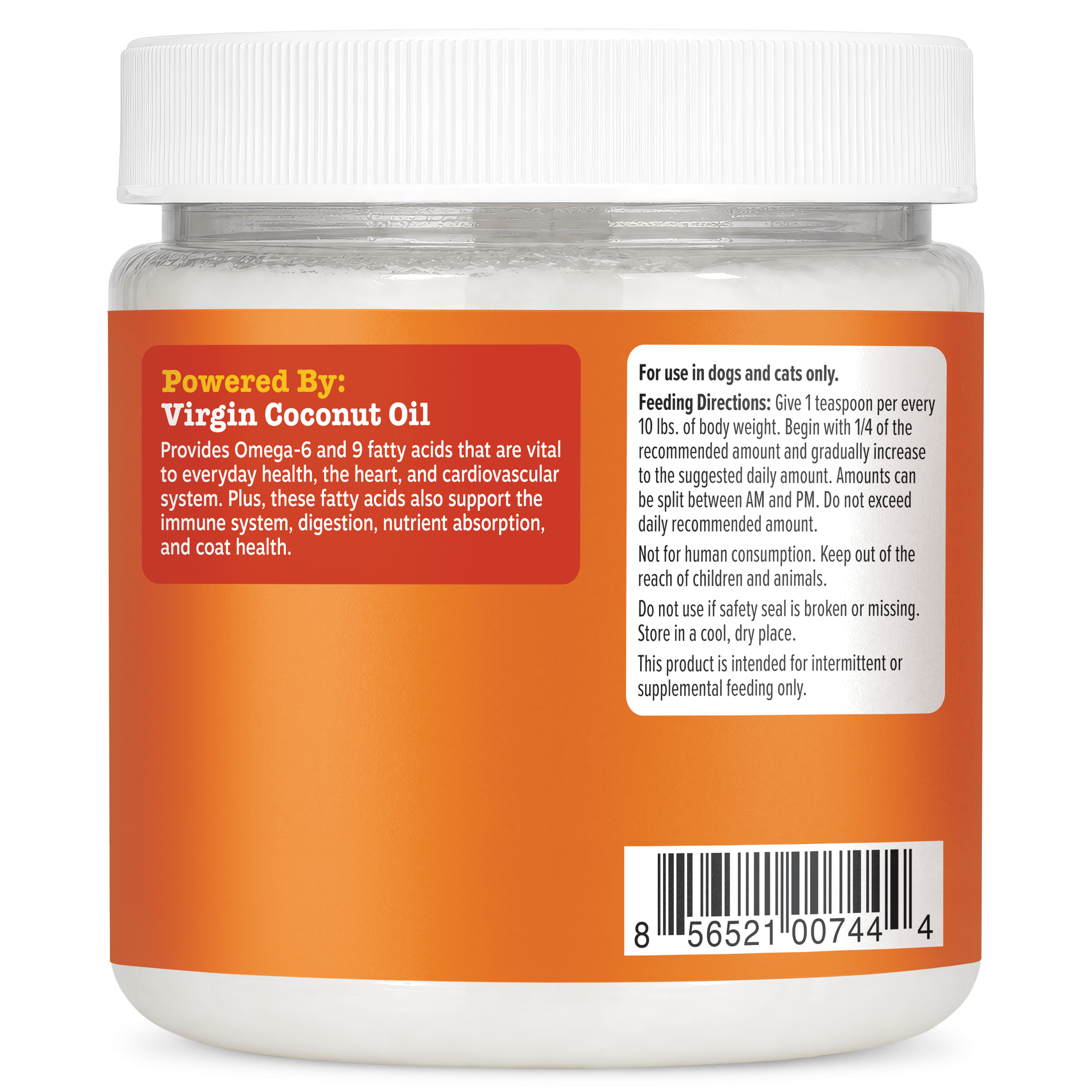 856521007444_ZP_Dog_AllAges_CoconutOil_16oz_02-PR1-54316_v1_Render_Right.png